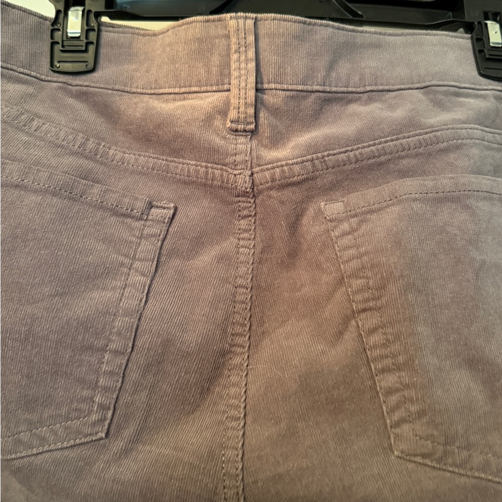St. John's Bay Women's Straight Leg corduroy Jeans in Deep Brown - Picture 6 of 6